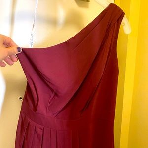Bridesmaid dress from David’s Bridal